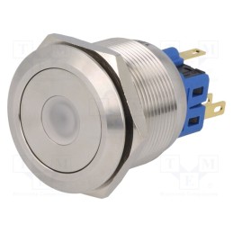 1 pcs x ONPOW - GQ25-11ZD/G/12V/S - Switch: vandal resistant, Pos: 2, SPDT, 3A/220VAC, 5A/24VDC, IP65