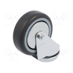 1 pcs x COLSON - JDPE 0755 1001 - Transport wheel, Ø: 75mm, W: 25mm, H: 100mm, torsional, 60kg