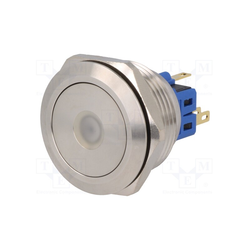 1 pcs x ONPOW - GQ28-11D/B/12V/S - Switch: vandal resistant, Pos: 2, SPDT, 3A/220VAC, 5A/24VDC, IP65