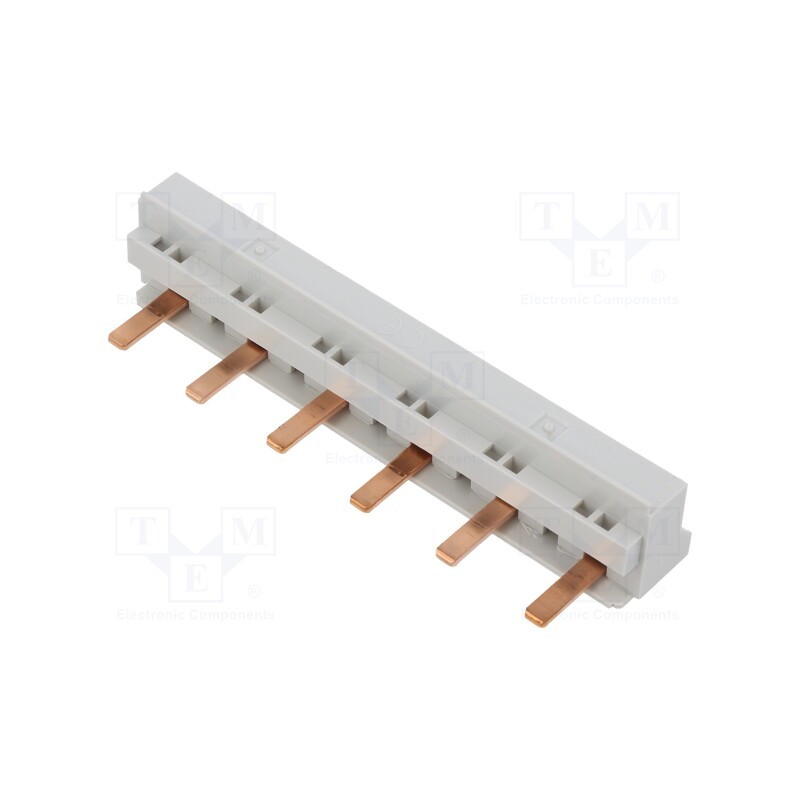 1 pcs x ABB - 2CDL231001R1006 - Busbar, 10mm2, Poles: 3, 690VAC, 690VDC, Inom: 63A, No.of mod: 6