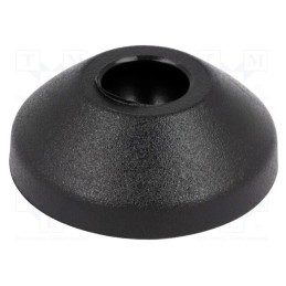 1 pcs x FATH - 098M030K - Foot, Base dia: 29mm, polyamide, H: 10.4mm, Mount.hole diam: 10mm