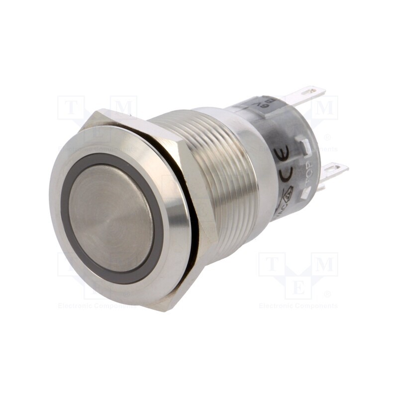 1 pcs x ONPOW - LAS1-AGQ-11E/B/6V - Switch: vandal resistant, Pos: 2, SPDT, 0.5A/220VAC, 1A/24VDC, IP67