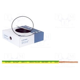 100 m x BITNER - IG2051.13 - Wire, BiTOne,H05V-K, stranded, Cu, 0.75mm2, PVC, yellow-green, 100m