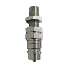 Hydraulic quick connector, long plug, m18x1, 5 studs