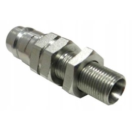 Hydraulic quick connector, long plug, m18x1, 5 studs