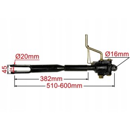 Right hanger mf 255 ursus 3512 3514 1663852m91