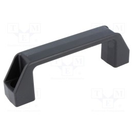 1 pcs x ELESA+GANTER - 37101 - Handle, technopolymer PA, black, H: 41mm, L: 137mm, W: 26mm, F2: 2.5kN