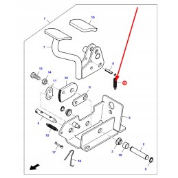La323025850 parking brake spring