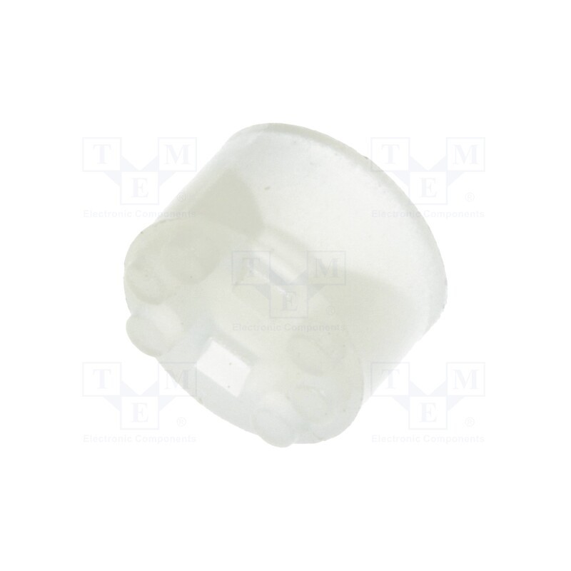 10 pcs x DREMEC - 8GE04V80384 - Spacer sleeve, LED, Øout: 5.1mm, ØLED: 5mm, L: 4.1mm, natural