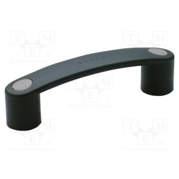 1 pcs x ELESA+GANTER - 260211-C3 - Handle, technopolymer PA, black, H: 39mm, L: 144mm, W: 26mm, F2: 1.8kN