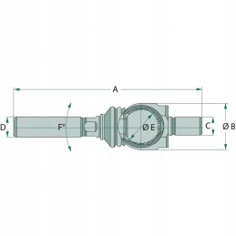 Axial joint with stop 38715347