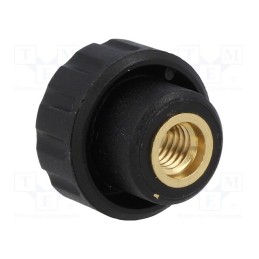 1 pcs x ELESA+GANTER - 6336 - Knob, Ø: 16mm, Int.thread: M5, 10mm, H: 13mm, polyamide