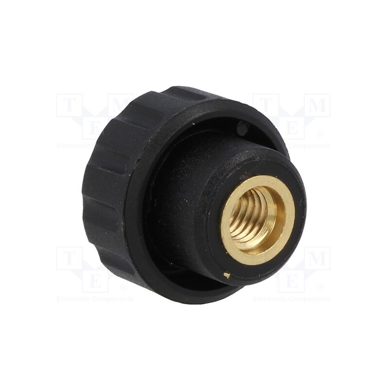 1 pcs x ELESA+GANTER - 6336 - Knob, Ø: 16mm, Int.thread: M5, 10mm, H: 13mm, polyamide