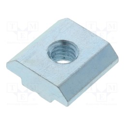 1 pcs x FATH - 96016 - Nut, for profiles, Width of the groove: 8mm, steel, zinc, T-slot