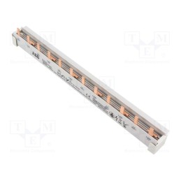 1 pcs x ABB - 2CDL220010R1012 - Busbar, 10mm2, Poles: 2, 690VAC, 690VDC, Inom: 63A, No.of mod: 12