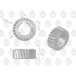 Timing gear for crankshaft C 360 original