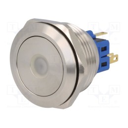 1 pcs x ONPOW - GQ28-11D/B/24V/S - Switch: vandal resistant, Pos: 2, SPDT, 3A/220VAC, 5A/24VDC, IP65