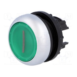 1 pcs x EATON ELECTRIC - M22-DL-G-X1 - Switch: push-button, 22mm, Stabl.pos: 1, green, M22-FLED,M22-LED