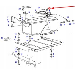 X423202236000 wing nut m6 x 1