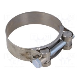 1 pcs x MPC INDUSTRIES - S4068 - T-bolt clamp, W: 24mm, Clamping: 68÷73mm, chrome steel AISI 430, S