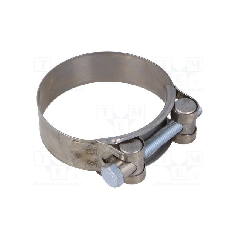 1 pcs x MPC INDUSTRIES - S4068 - T-bolt clamp, W: 24mm, Clamping: 68÷73mm, chrome steel AISI 430, S