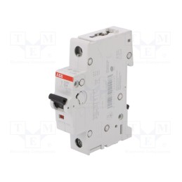1 pcs x ABB - 2CDS251001R0041 - Circuit breaker, 230/400VAC, Inom: 4A, Poles: 1, Charact: D, 6kA