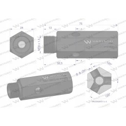Hydraulic cylinder safety valve for c