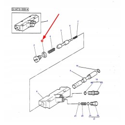 186570m1 copper sealing washer m13