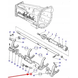 3383502m4 1st and 2nd gear forks