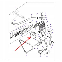 V836652338 air compressor pulley