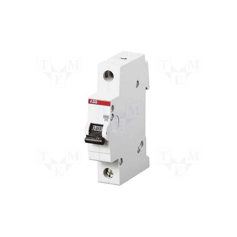 1 pcs x ABB - 2CDS251001R0044 - Circuit breaker, 230/400VAC, Inom: 4A, Poles: 1, Charact: C, 6kA