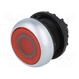 1 pcs x EATON ELECTRIC - M22-DL-R-X0 - Switch: push-button, 22mm, Stabl.pos: 1, red, M22-FLED,M22-LED