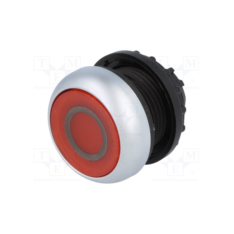1 pcs x EATON ELECTRIC - M22-DL-R-X0 - Switch: push-button, 22mm, Stabl.pos: 1, red, M22-FLED,M22-LED