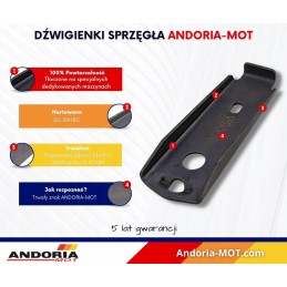 Hardened clutch lever Ursus C 328 C 330