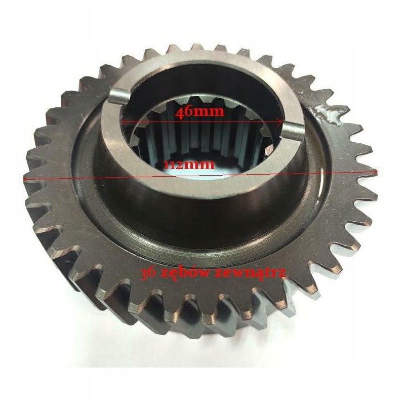 Gearbox wheel 36z Ford New Holland Fiat 5143457