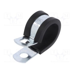 1 pcs x MPC INDUSTRIES - LKD1509 - Fixing clamp, ØBundle : 17.5÷19mm, W: 13mm, steel, SL, W1, DIN 3016