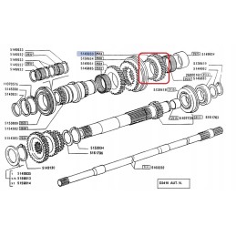Fiat 5149950 drive sprocket
