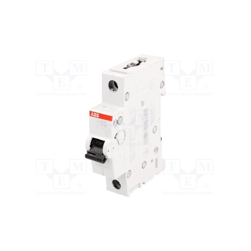 1 pcs x ABB - 2CDS251001R0974 - Circuit breaker, 230/400VAC, Inom: 1.6A, Poles: 1, Charact: C, 6kA