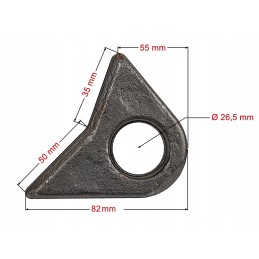 Loader bucket hook, 2x set