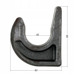 Loader bucket hook, 2x set