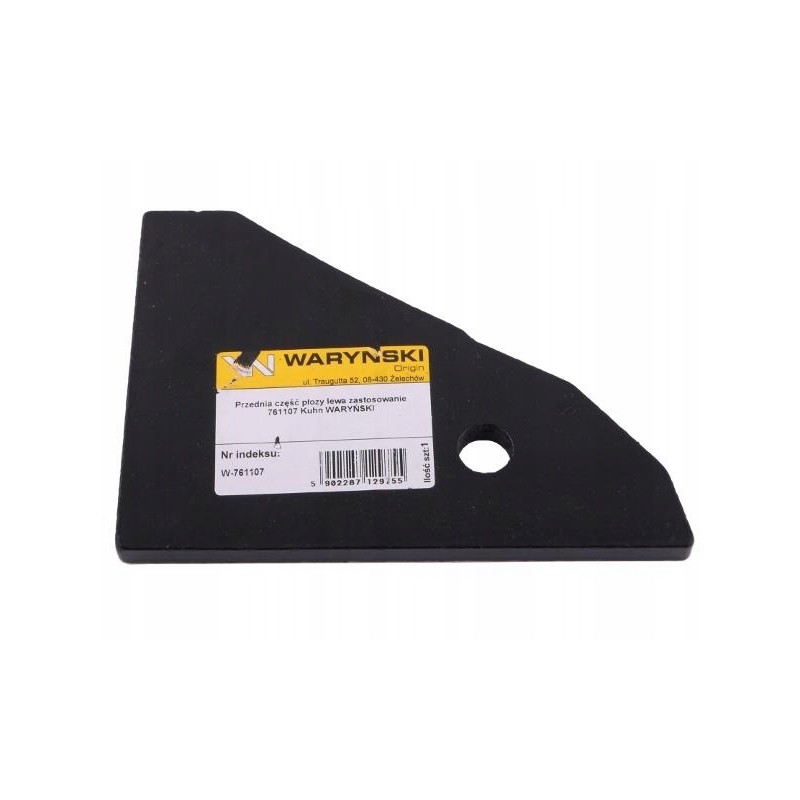 The front part of the skid, left, for use with 761107 Kuhn