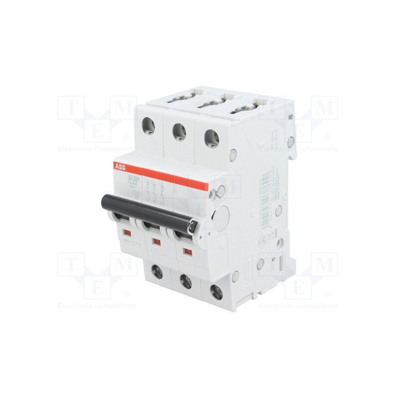 1 pcs x ABB - 2CDS253025R0324 - Circuit breaker, 400VAC, Inom: 32A, Poles: 3, Charact: C, 6kA, IP20
