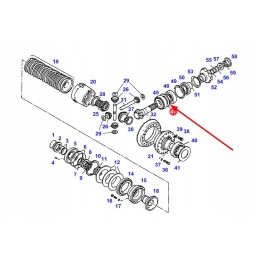 B1205 bearing washer, attack shaft 0 3 mm