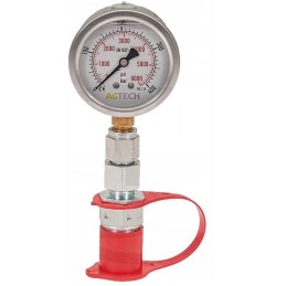 Hydraulic measuring set with 400 bar plug