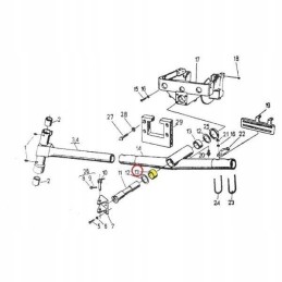 C 330 axle pin bushing