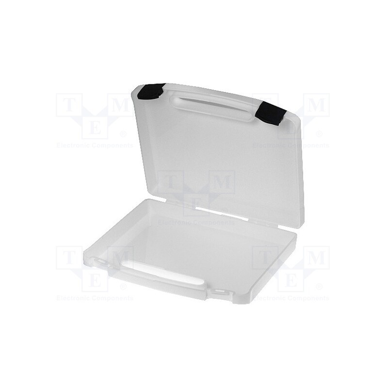 1 pcs x LICEFA - K2001-9-9-2-2-(10)/P - Container: transportation case, plastic, white, 240x170x42mm