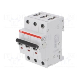 1 pcs x ABB - 2CDS253025R0065 - Circuit breaker, 400VAC, Inom: 6A, Poles: 3, for DIN rail mounting