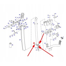 916201101550 securing the exhaust pipe mounting