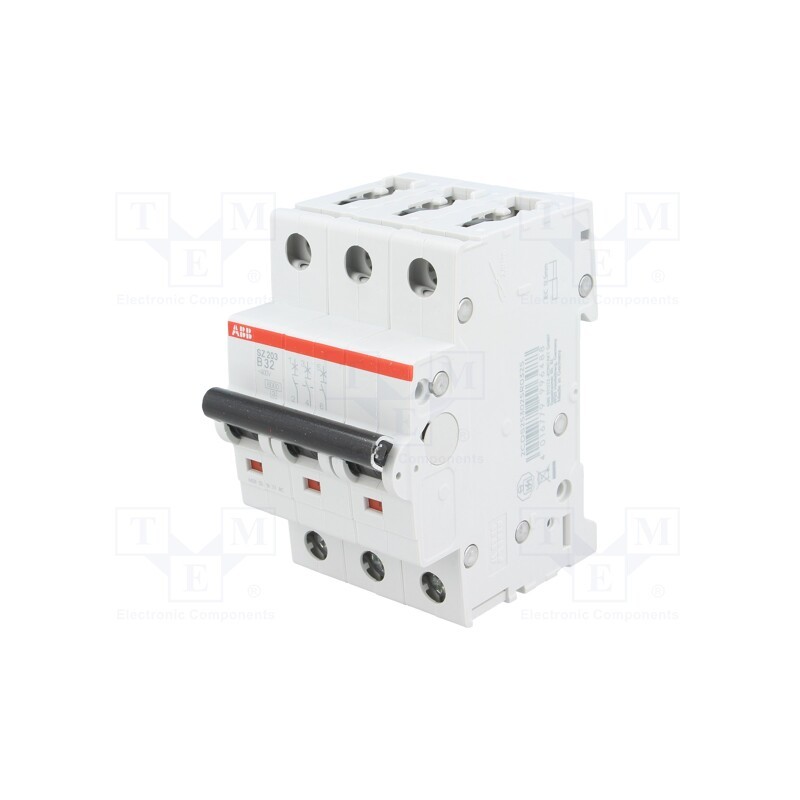 1 pcs x ABB - 2CDS253025R0325 - Circuit breaker, 400VAC, Inom: 32A, Poles: 3, Charact: B, 6kA, IP20
