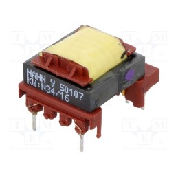 1 pcs x HAHN - V50107 - Transformer: impulse, 24V, 5V, power supply, 21.5x18x13.8mm, 5W